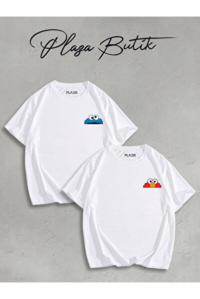 Plaza Butik Μπλουζάκι Lover με διπλό στάμπα με πυξίδα