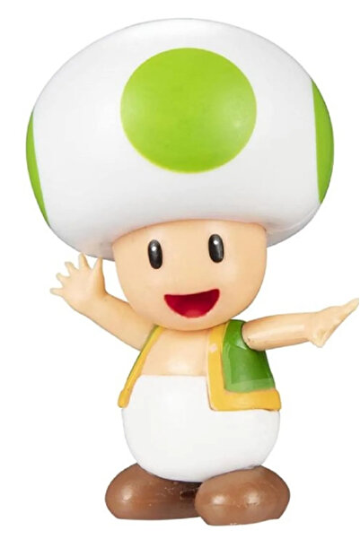 mario Super Mario Green Toad Action Figure-6 Cm-Special Edition