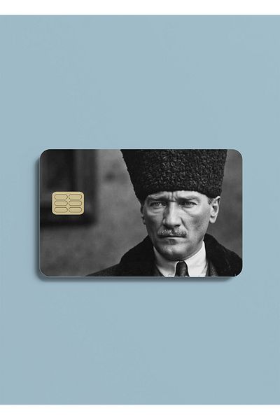One Little Happiness Mustafa Kemal Atatürk Credit Card Covering Sticker