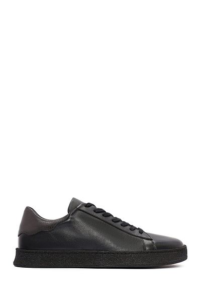 Derimod Black Leather Sneaker - Men's, Lace-up, 24WFD 688118