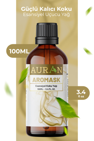 AURAN Aromask Esansiyel Uçucu Koku Yağı Difüzör Esansı Buhurdanlık Yağı Aromaterapi Yağı 100ml