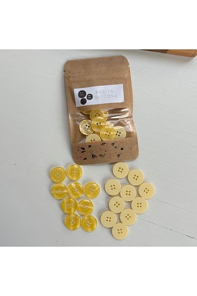 BERRİN AKSESUAR 20mm Bright Colorful 4 Holes Button 10Pcs