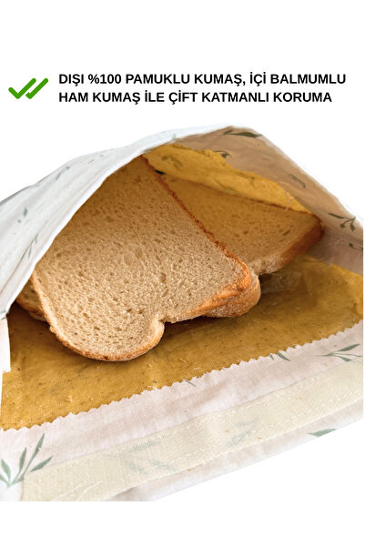 MANİVİ Wax Storage Pouch 30X40Cm - Fabric & Bag with Velcro Door