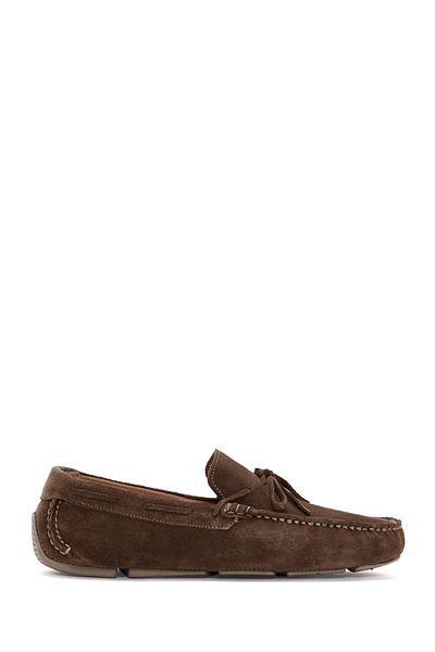 Derimod Loafer bărbați din piele de căprioară de nurcă 25SFD 630410