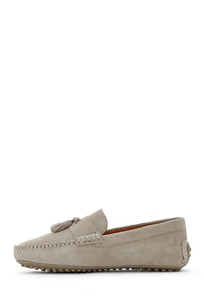 Derimod Bărbați, piele de căprioară bej, din piele naturală, pantofi Penny Loafer, pantofi casual zilnici 25sfd630510