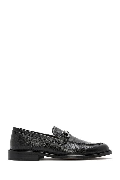 Derimod Loafer clasic din piele neagră pentru bărbați 25SFD6009FT