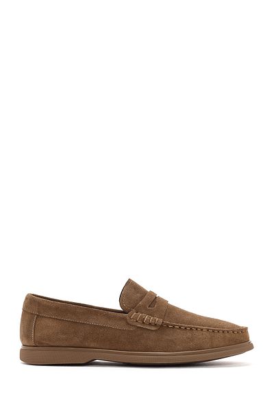 Derimod Mocasini casual Fly pentru bărbați din piele de căprioară de nurcă 25SFD 632410