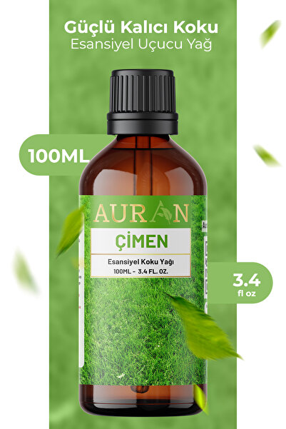 AURAN Çimen Saf Esansiyel Uçucu Yağ Buhurdanlık Yağ Difüzör Esansı Aromaterap...