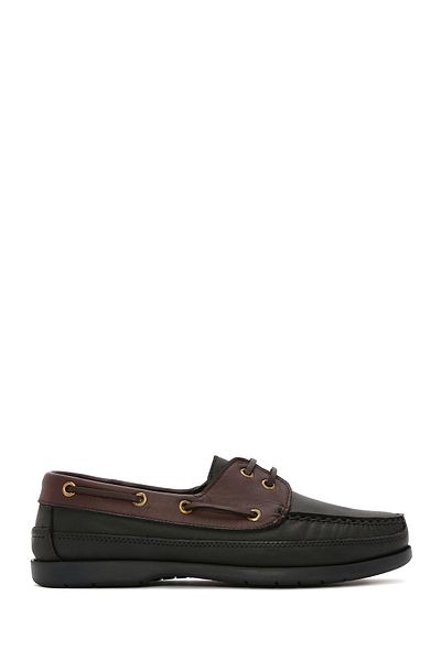 Derimod Loafer confortabil din piele neagră pentru bărbați 25SFD6607M2