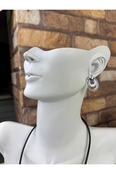 SEDEF TAKI Mineli kolye ve küpe takım