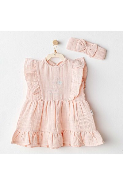 andywawa Kız Bebek Müslin Elbise SOMON