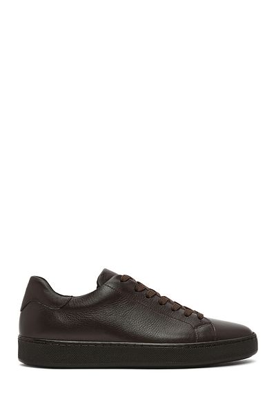 Derimod Men's Brown Lace-Up Leather Sneaker 25Sfd 640118