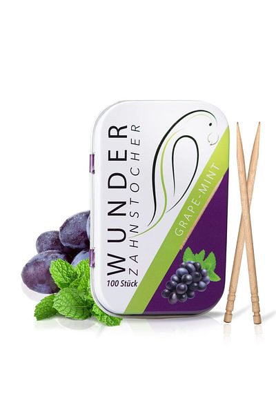 WUNDER Toothpicks Grape/Mint Grape/Mint 100 pieces