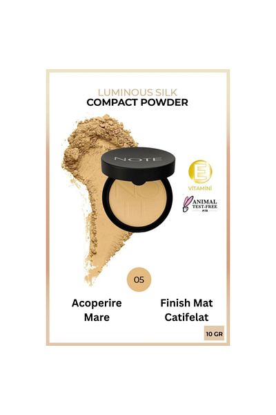 NOTE Compact Powder with Matte Finish - 05 Honey Beige