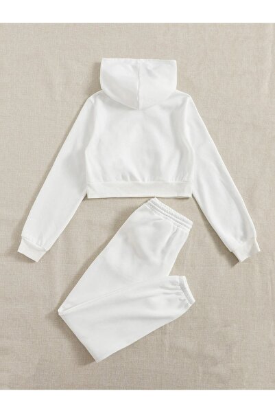 OVER HEAD Γυναικείο Σετ Φόρμας Crop Cardigan Jogger Top και κάτω