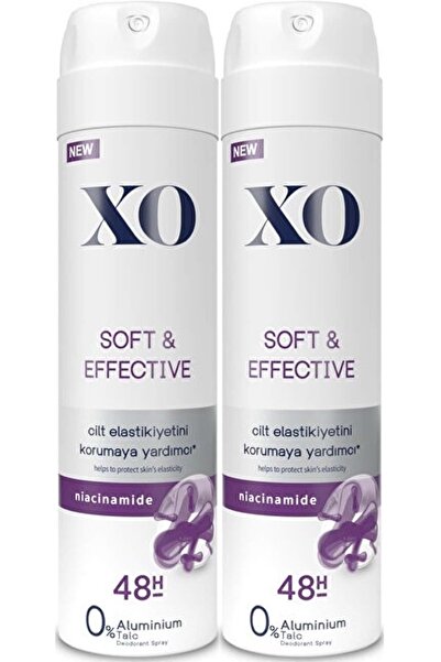 Xo Deodorant 150ML Women-Kadın Soft & Effective (2 Li Set)