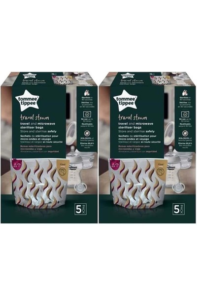 tommee tippee Seyahat Ve Mikrodalga Sterilizatör Torbası (2 Lİ SET)
