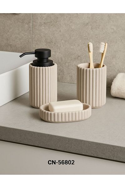 Onedekor Σετ μπάνιου 3 τεμαχίων Pinterest πολυπλαστικό