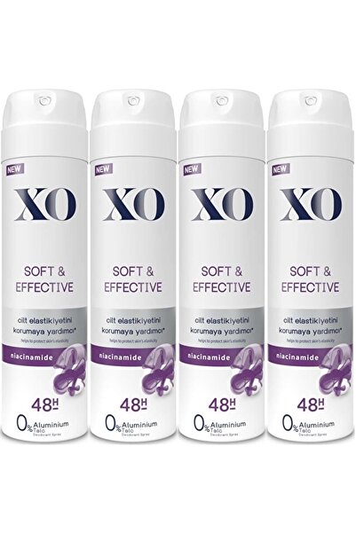 Xo Deodorant 150ml Women-kadın Soft & Effective (4 LÜ SET)