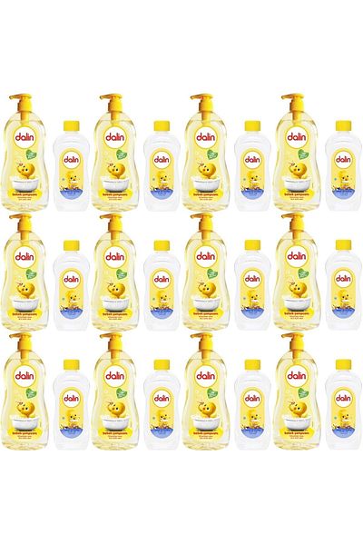 Dalin Baby Shampoo Classic 700ml 100ml Baby Oil with Pump (Comfortable and Happy) (Set of 12)