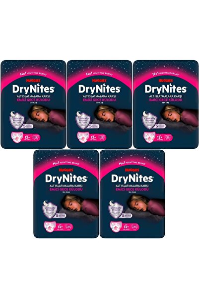 DryNites Emici Gece Külodu/Külot Bez Kız 13+ Yaş (48-60KG) X Large 100 Adet M...