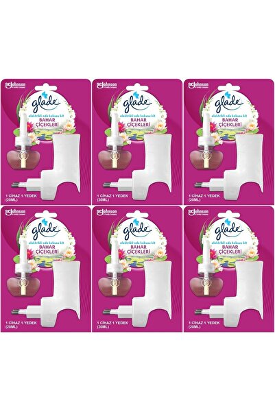 Glade Elektrikli Oda Kokusu Kit Bahar Çiçekleri (6 LI SET)