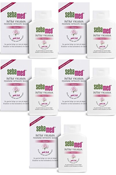 Sebamed İntim Likit 200ml (GENİTAL BÖLGE TEMİZLEYİCİ) (5 Lİ SET)