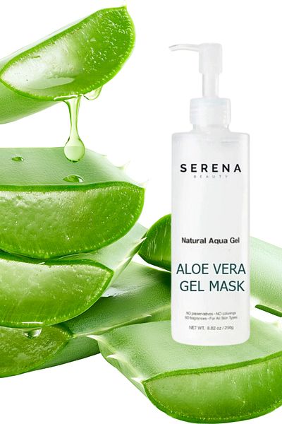 serena beauty Soothing Redness and Aloe Vera Gel Mask & Dull Skin & Brightening