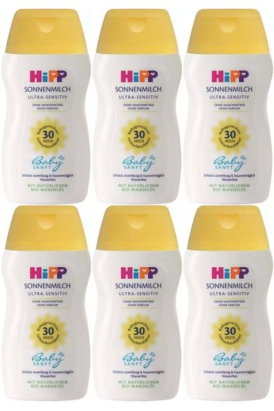 Hipp Babysanft 50ml Sunovar S Spf 30 Sun Cream (6 Pieces)
