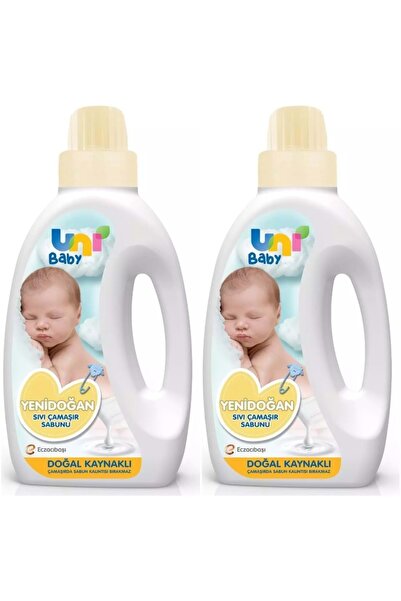 Uni Baby Yeni Doğan Çamaşır Deterjanı/sabunu 1500ml (SARI) (2 Lİ SET)