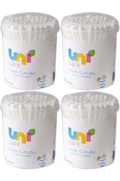 Uni Baby Ear Cleaning Swabs 200 Pieces (Set of 4)