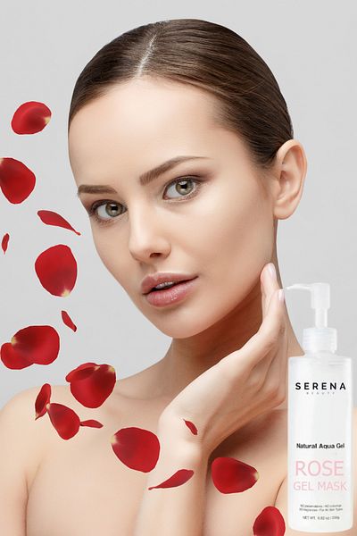 serena beauty Skin Brightening, Firming & Tone Equalizing Rose & Rose Mask