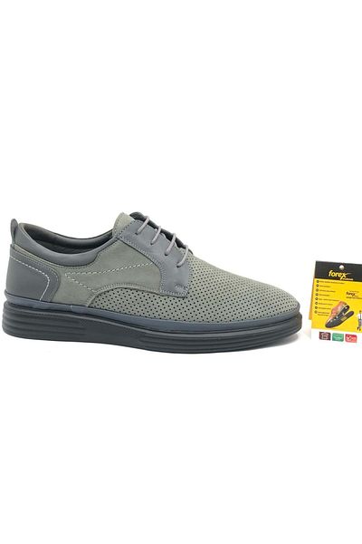 Kids Club Shoes Ανδρικά παπούτσια casual - γνήσιο δέρμα, Dr. Recommendation Forex 4011-1 ΓΚΡΙ