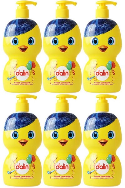 Dalin Baby Shampoo 500ml (Fun Learning Series) with Pump (Set of 6)