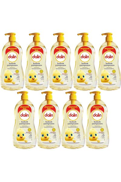 Dalin Baby Shampoo 900ml Classic with Pump (Set of 9)