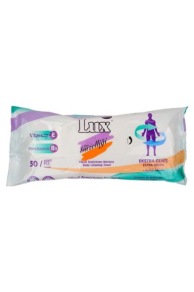 LUX Lux Patient Body Cleaning Wet Wipes Towel 50 Sheets Xl (Set of 4)