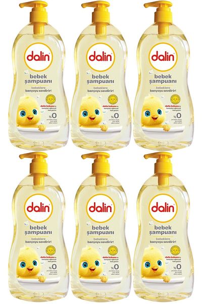 Dalin Baby Shampoo 500ml Classic with Pump (Set of 6)
