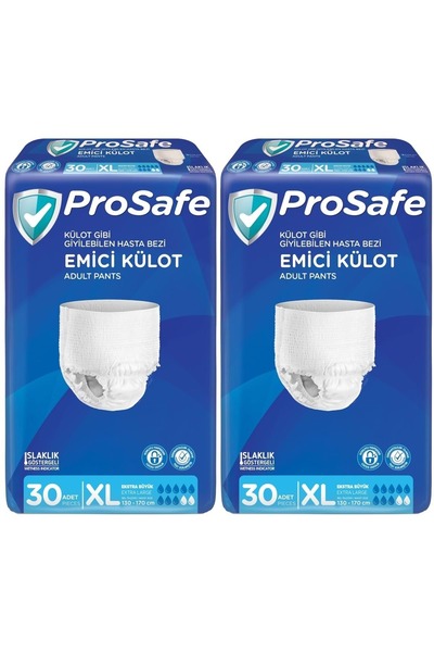 PROSAFE Emici Külot Hasta Bezi Xl-extra Large 60 Adet (2PK*30)
