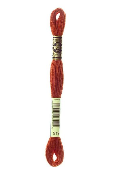 Dmc 2 Pieces of 919 Number Muline Yarn