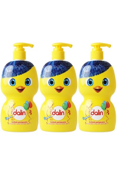 Dalin Baby Shampoo 500ml (Have Fun Learning Series) with Pump (Set of 3)