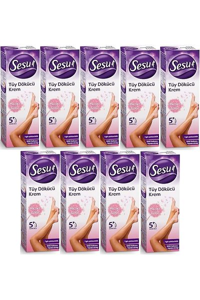 Sesu Depilatory Cream 40ml Sensitive Skin (Set of 9)