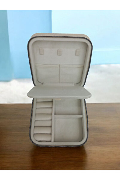 Moda fiesta Medium Size (15×15) Organizer Jewelry Storage Box Travel Jewelry Bag Leather Wooden Case