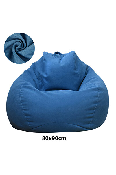 Choice غطاء أريكة كسلان أزرق مقاس 80×90 سم، غطاء كيس فول كبير بدون حشو، أريكة...
