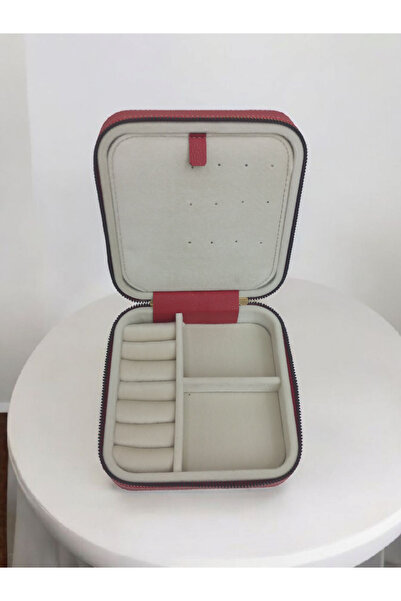 Moda fiesta Medium Size (15×15) Organizer Jewelry Storage Box Travel Jewelry Bag Leather Wooden Case