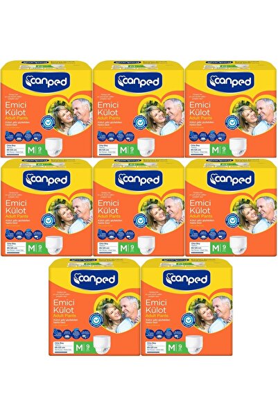 Canped Emici Külot Hasta Bezi M - Orta 72 Adet (8PK*9)