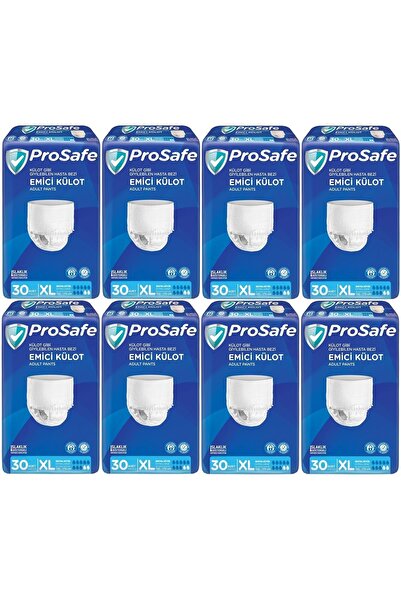 PROSAFE حفاضات للمريض مقاس XL - مقاس كبير جدًا 240 قطعة سراويل داخلية ماصة (8PK*30)
