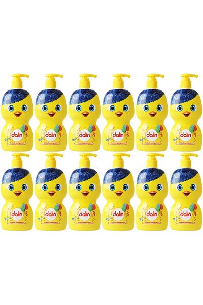 Dalin Fun LEarn SEriEs - 500ML Baby Shampoo, Set of 12 with Pump