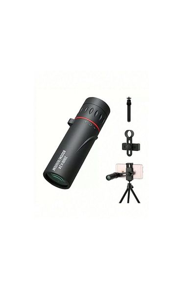 Monocular 2000*24 HD Telescope with Phone Clip and Mini Holder for Photography, Zooming, and Outdoor Sports