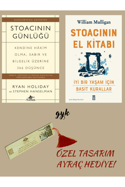 Timaş Yayınları Stoacının Günlüğü ve Stoacının El Kitabı 2 Kitap Set (AYRAÇ H...