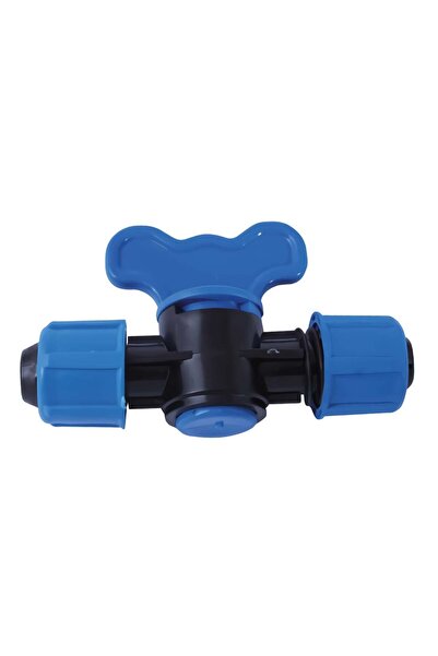 Gp Plastik Plastik Küresel Yassı Vidalı Boru Vanası Kurt Ağızlı (16X17 MM - 1...